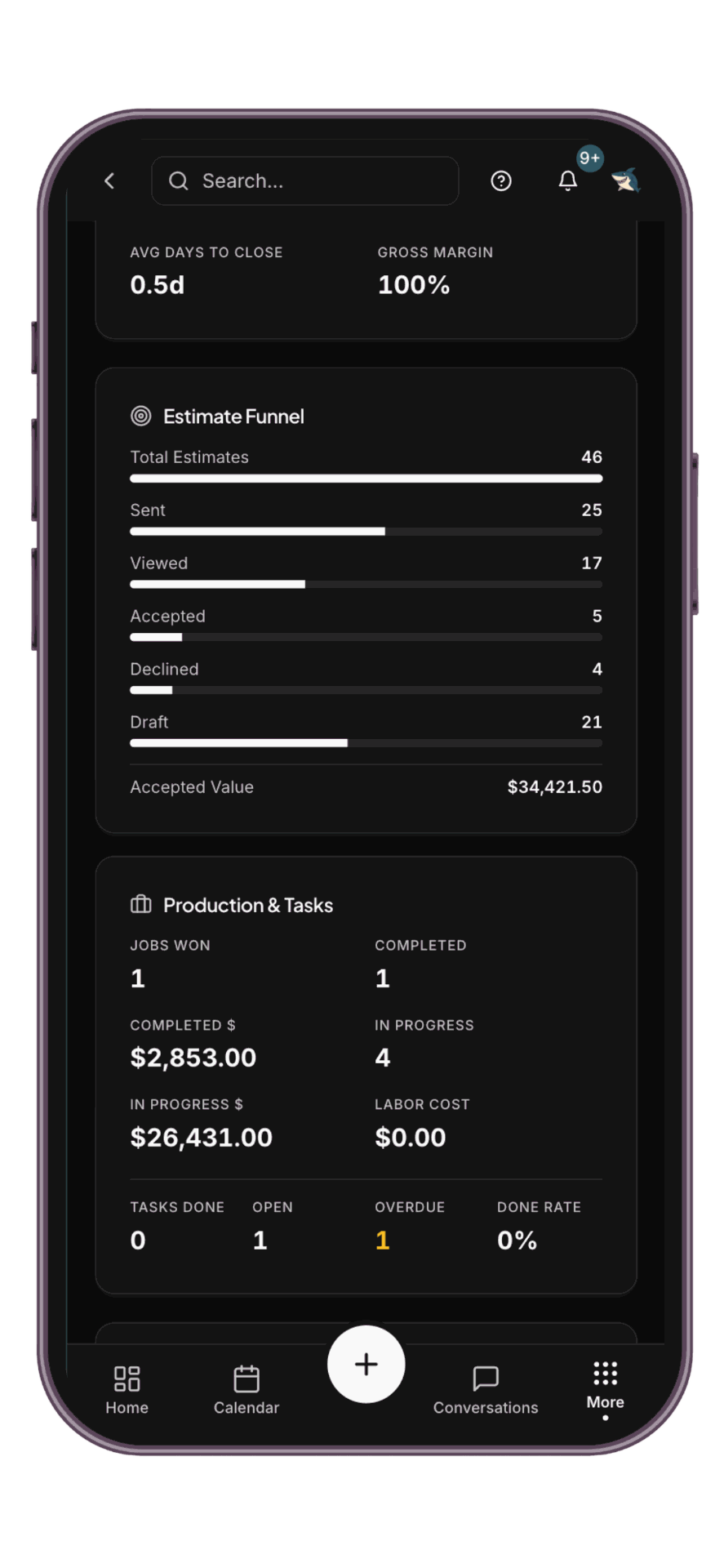 SHVR app screen